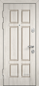 Классическая входная трехконтурная дверь с терморазрывом №27 внутренняя - фото