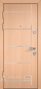 Современная дверь с коробом из утепленного профиля №62 внутренняя - фото