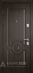 Стальная дверь с покрытием Кварц / белый софт №32 внутренняя - фото