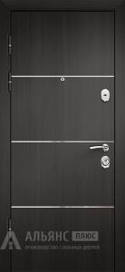 Дверь для деревянного коттеджа с двойным уплотнителем №64 внутренняя - фото