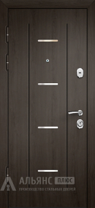 Дверь для дома с дополнительным утеплением короба №43 внутренняя - фото