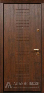 Уличная входная профильная дверь лайт №28 внутренняя - фото