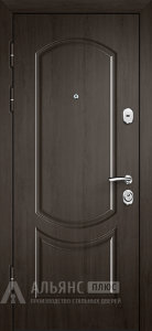 Входная металлическая дверь для частного дома с порошковым покрытием №61 внутренняя - фото