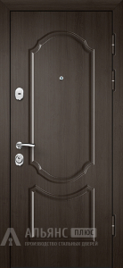 Недорогая термо-дверь черная №24 внешняя - фото