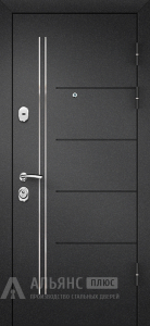 Глухая дверь в частный дом эмаль качественная №55 внешняя - фото