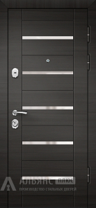 Термо-дверь Black софт с наполнением пенополистирол №16 внешняя - фото