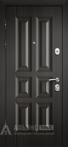 Алюминиевая дверь с хорошей изоляцией звука и панелью МДФ-ПВХ внутри №18 внутренняя - фото