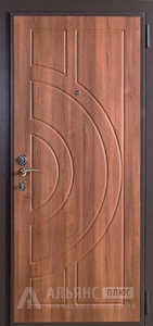 Железная дверь открывающаяся внутрь с МДФ-панелью №12 внешняя - фото