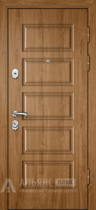 Металлическая эконом дверь с простым дизайном №59 внешняя - фото