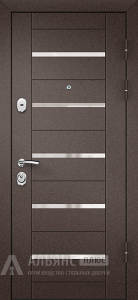 Дверь для загородного дома с наполнителем-утеплителем №52 внешняя - фото