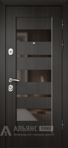 Классическая дверь (минеральная вата) цвет Блэк №45 внешняя - фото