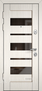 Гладкая квартирная дверь под стандартную ширину проема №4 внутренняя - фото