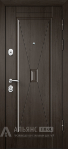 Металлическая дверь Black покрытие Эмаль №20 внешняя - фото