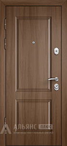 Входная дверь Пастораль с отделкой под ольху и белое дерево в стиле Кантри №16 внутренняя - фото