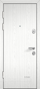 Белая входная дверь Люкс Версаль для стандартного проема №8 внутренняя - фото