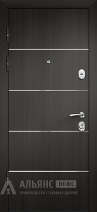 Металлическая дверь в квартиру с пенополистиролом для теплоизоляции №17 внутренняя - фото