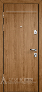 Недорогая дверь для хрущевской квартиры с уплотнителем для замены старой двери №2 внутренняя - фото