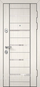 Входная дверь Панорама Royal с утеплителем из минеральной ваты №11 внешняя - фото