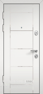 Сталинская дверь с фрезеровкой и молдингом №6 внутренняя - фото