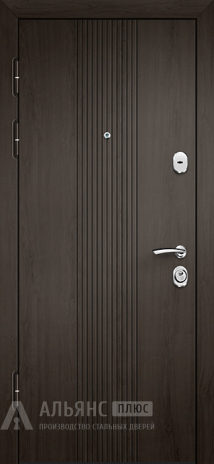 Фото 2 «Дверь цвета Венге с теплоизоляцией из пенополистирола №17»